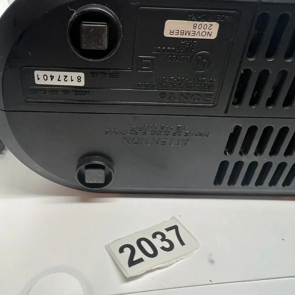 Sony AIR-SA15R Wireless Speaker Tested Works no remote